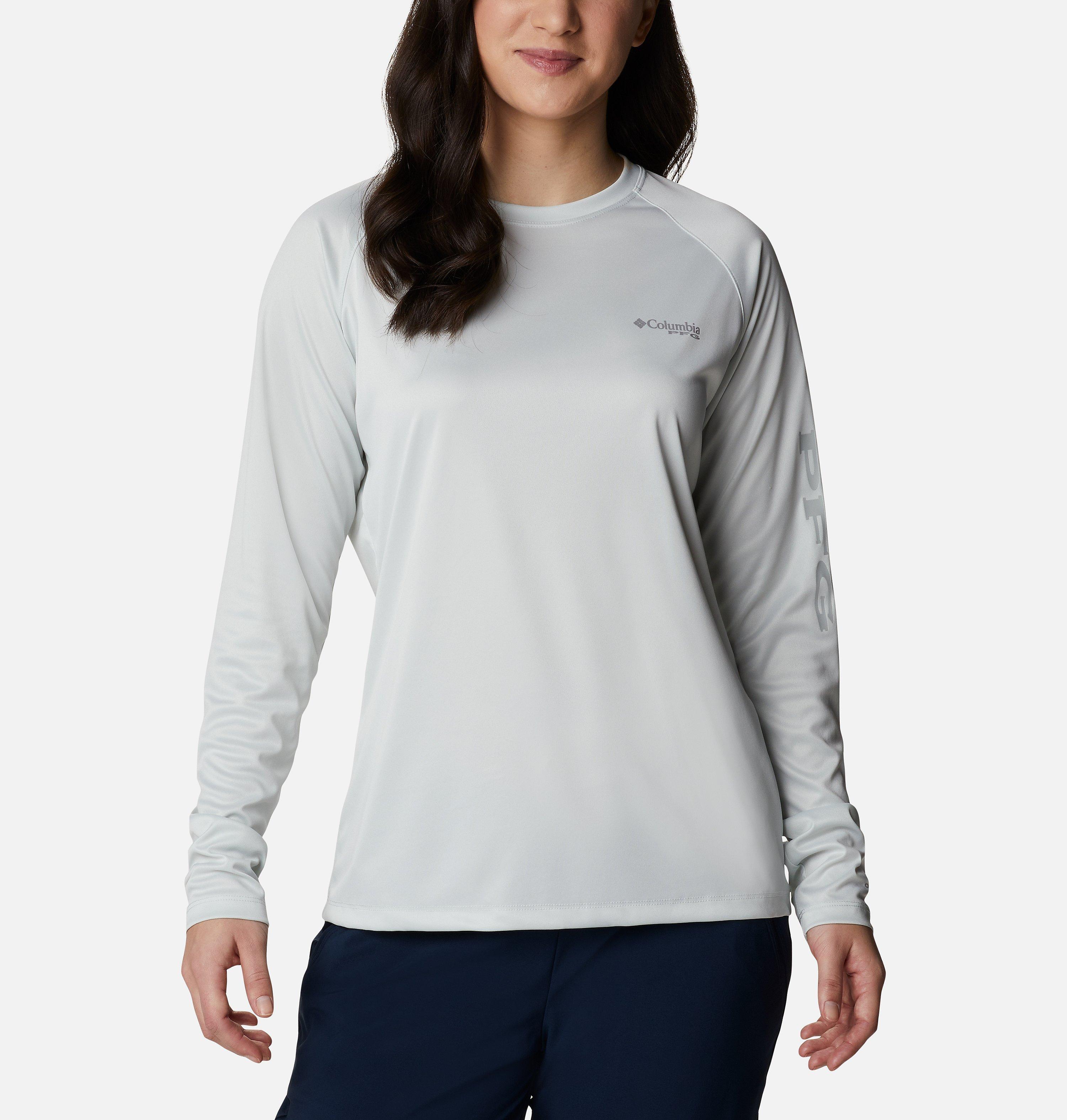 Women's PFG Tidal Tee Heather Long Sleeve Shirt 1