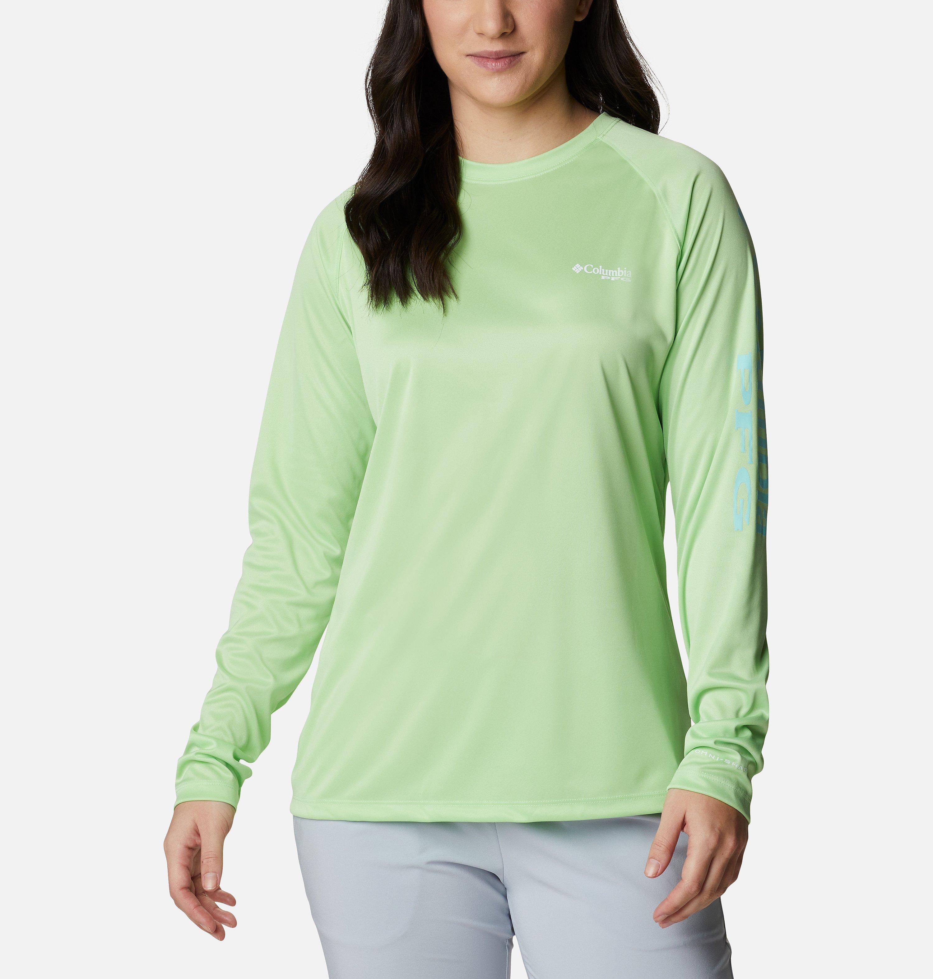 Women's PFG Tidal Tee Heather Long Sleeve Shirt 1