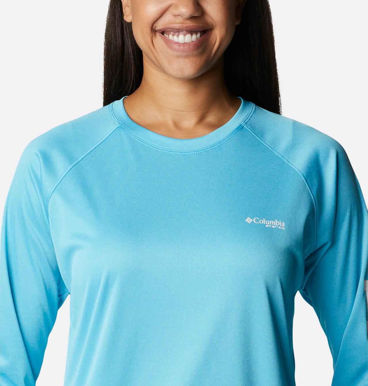 Women's PFG Tidal Tee™ Heather Long Sleeve Shirt 4