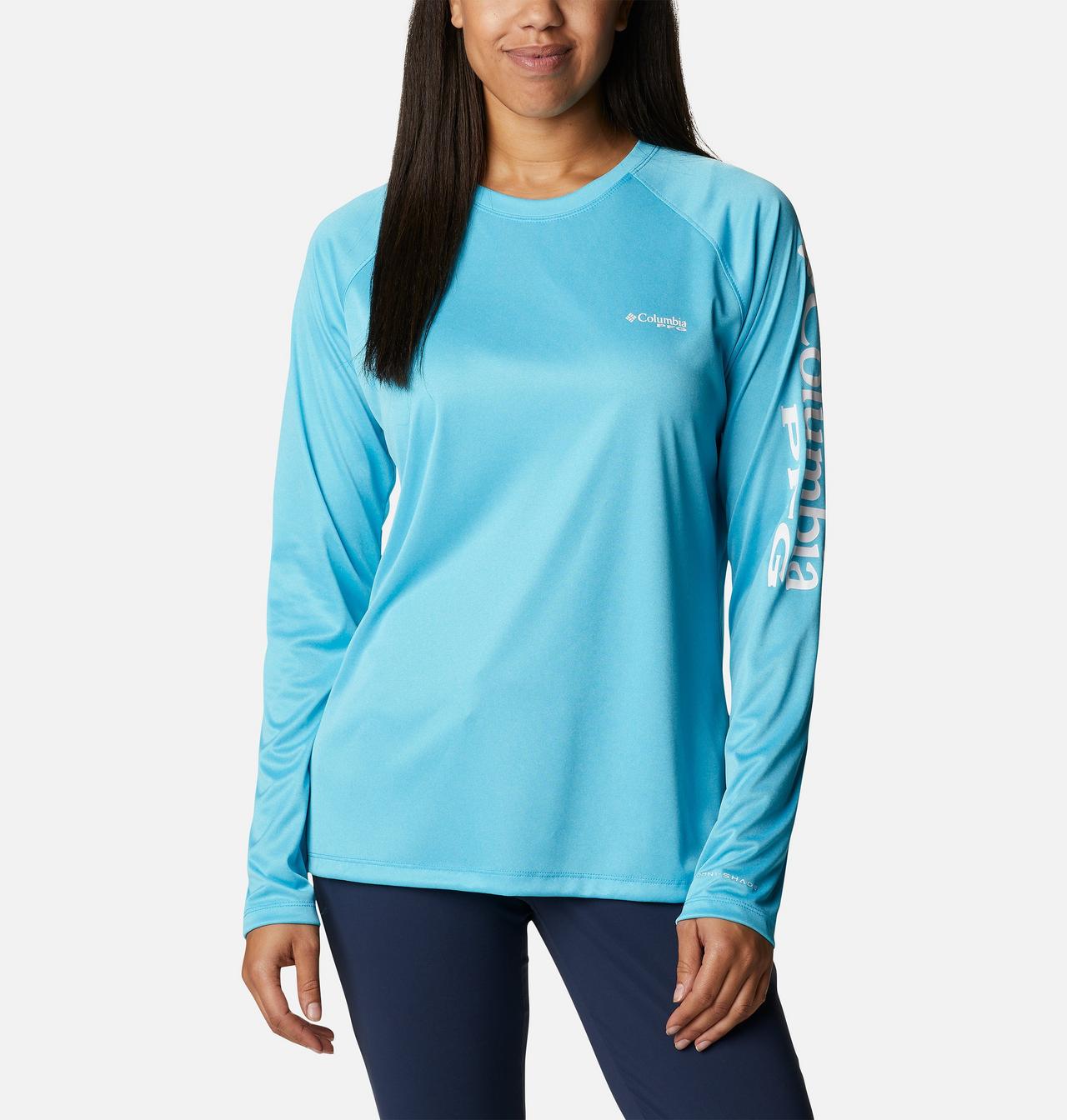 Women's PFG Tidal Tee™ Heather Long Sleeve Shirt 1