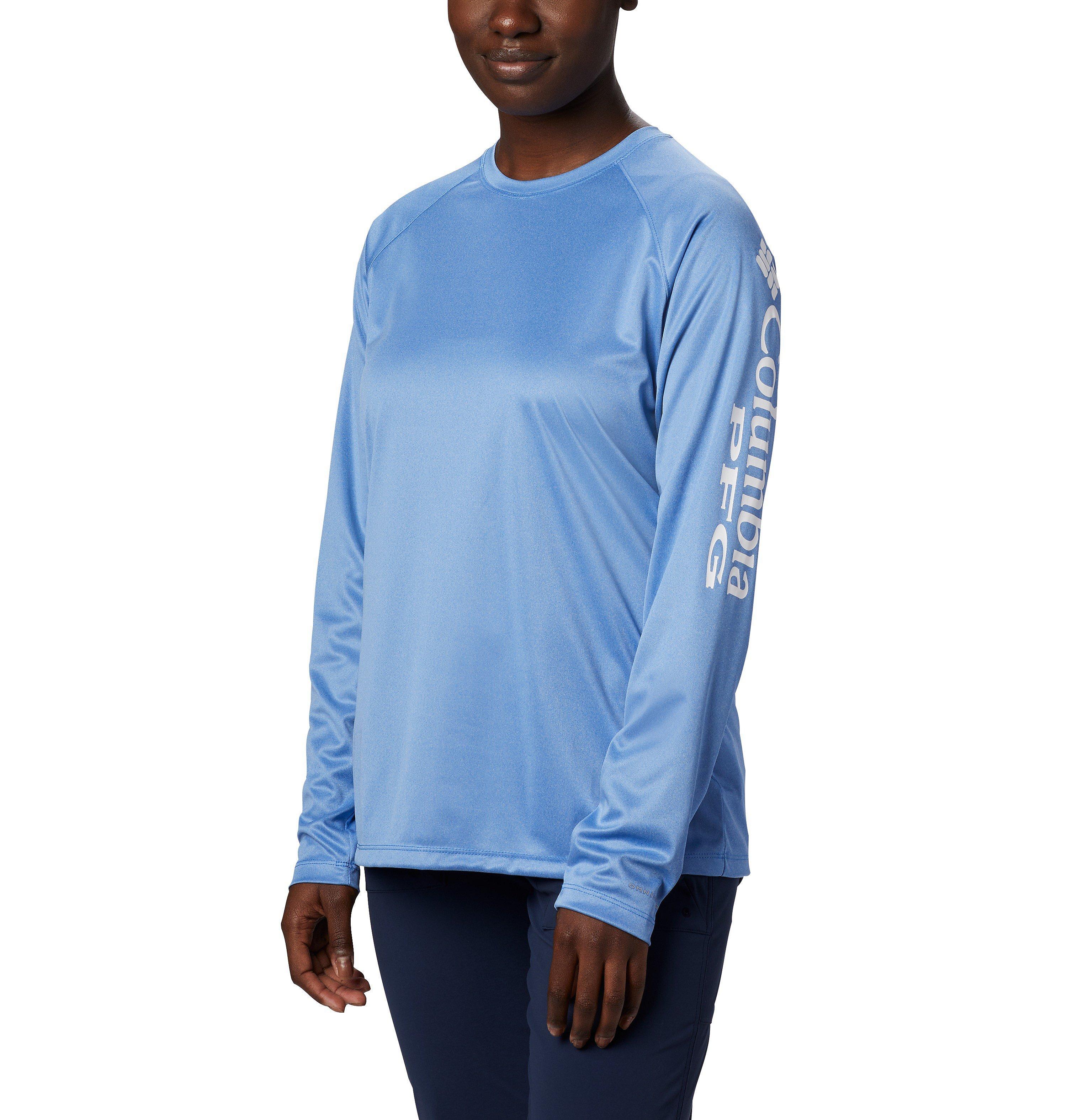 Women's PFG Tidal Tee Heather Long Sleeve Shirt 1