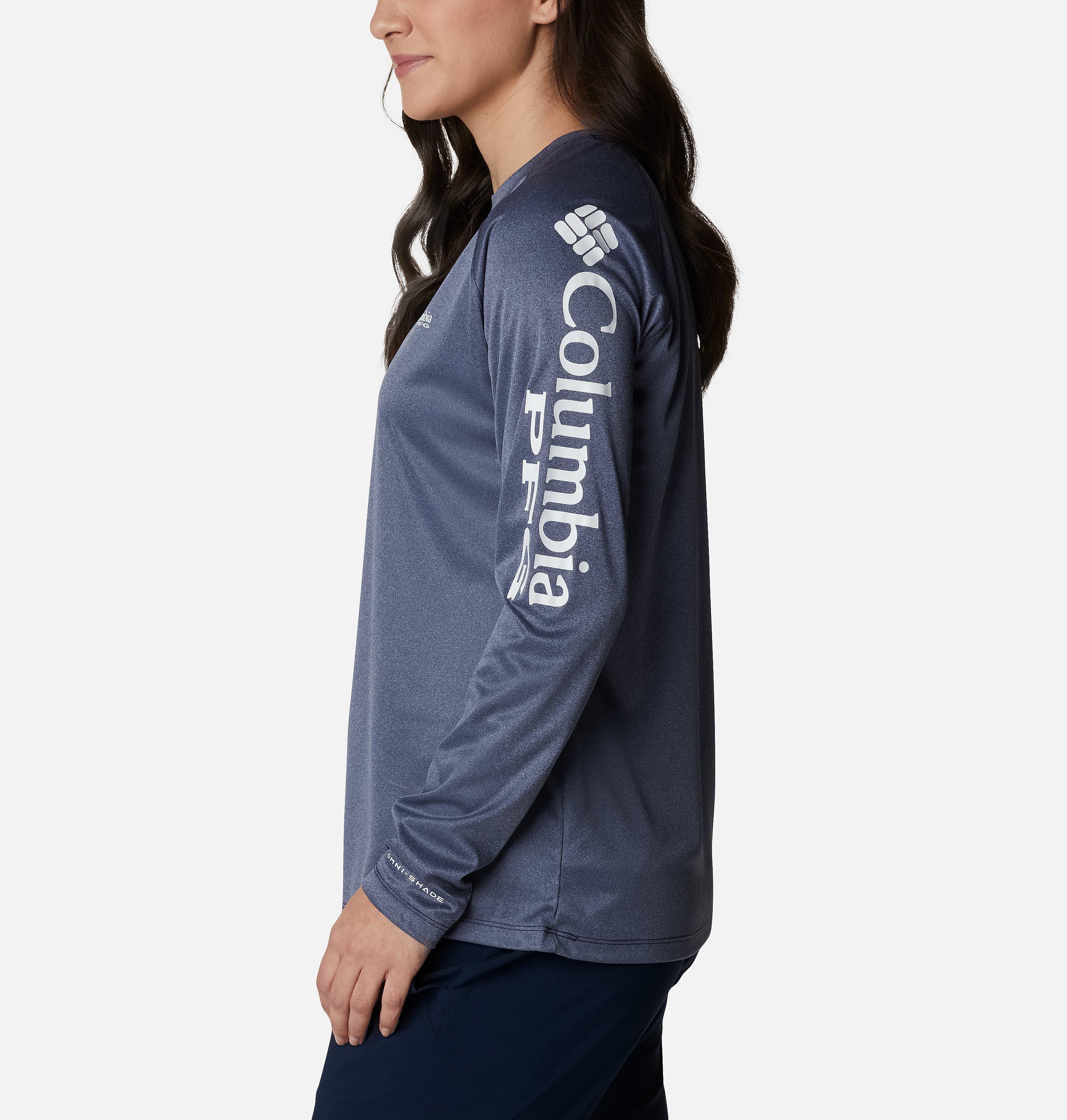 Women's PFG Tidal Tee Heather Long Sleeve Shirt 3