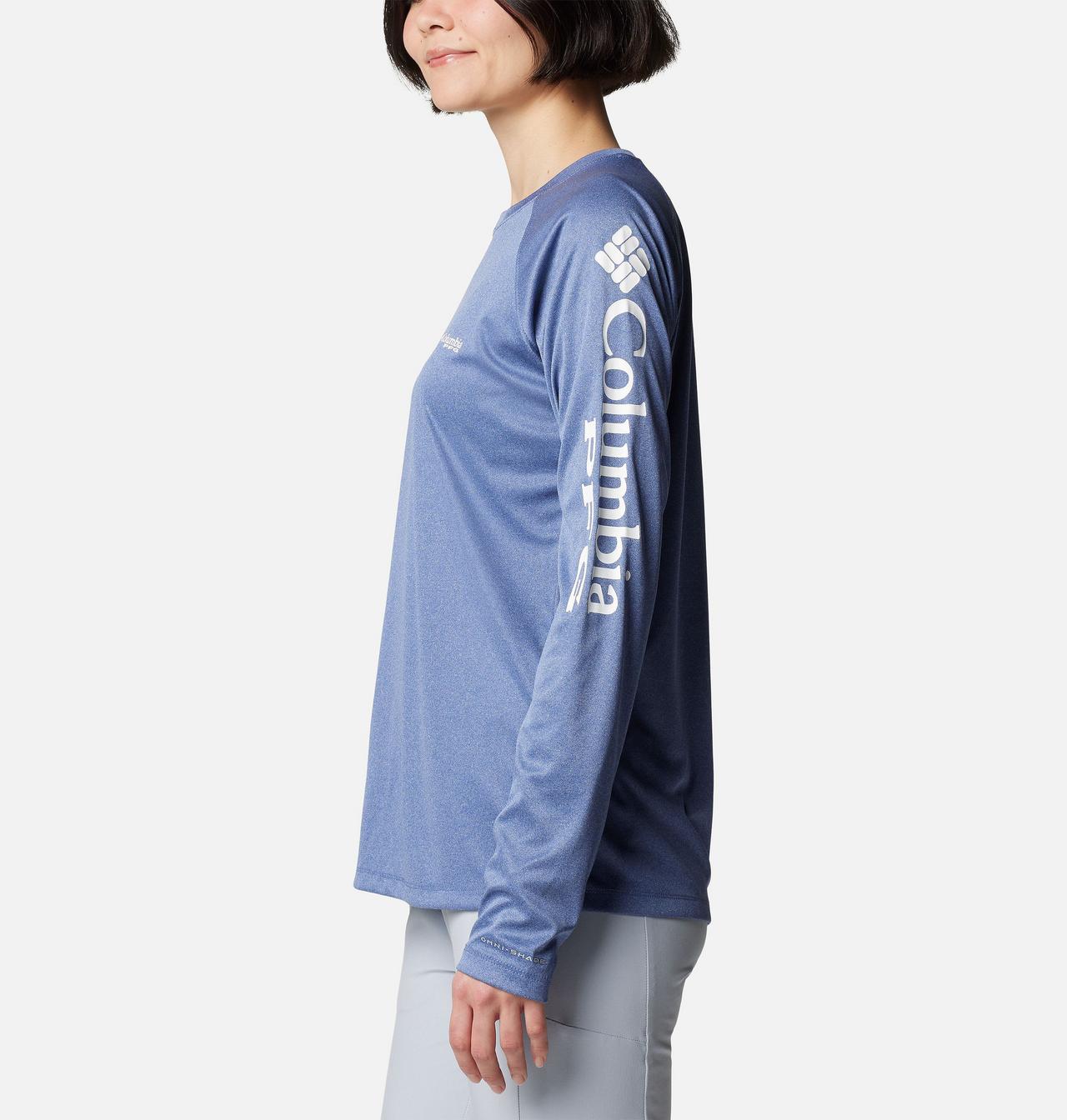 Women's PFG Tidal Tee™ Heather Long Sleeve Shirt 3