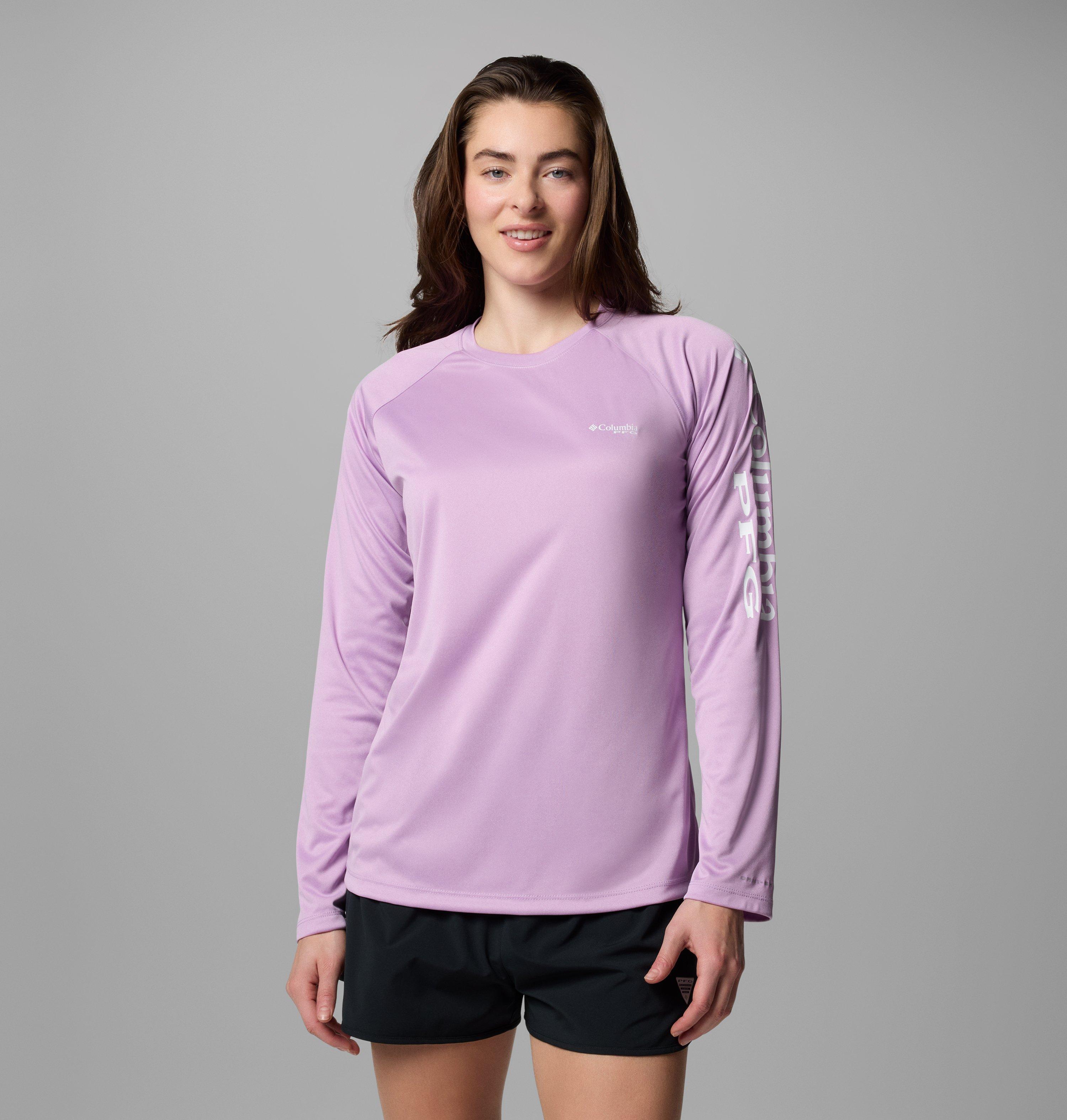 Women's PFG Tidal Tee Heather Long Sleeve Shirt 1