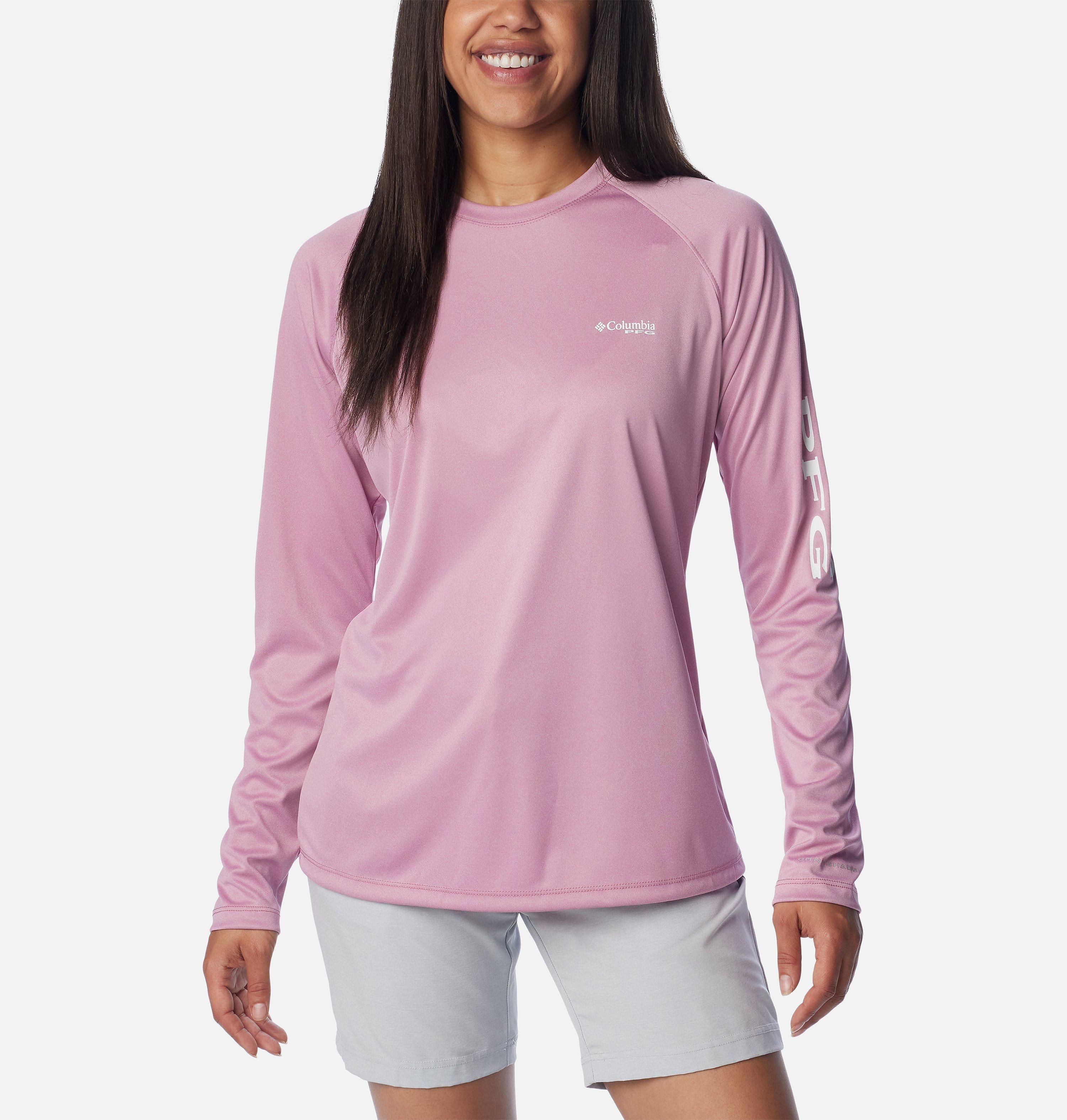 Women's PFG Tidal Tee Heather Long Sleeve Shirt 1