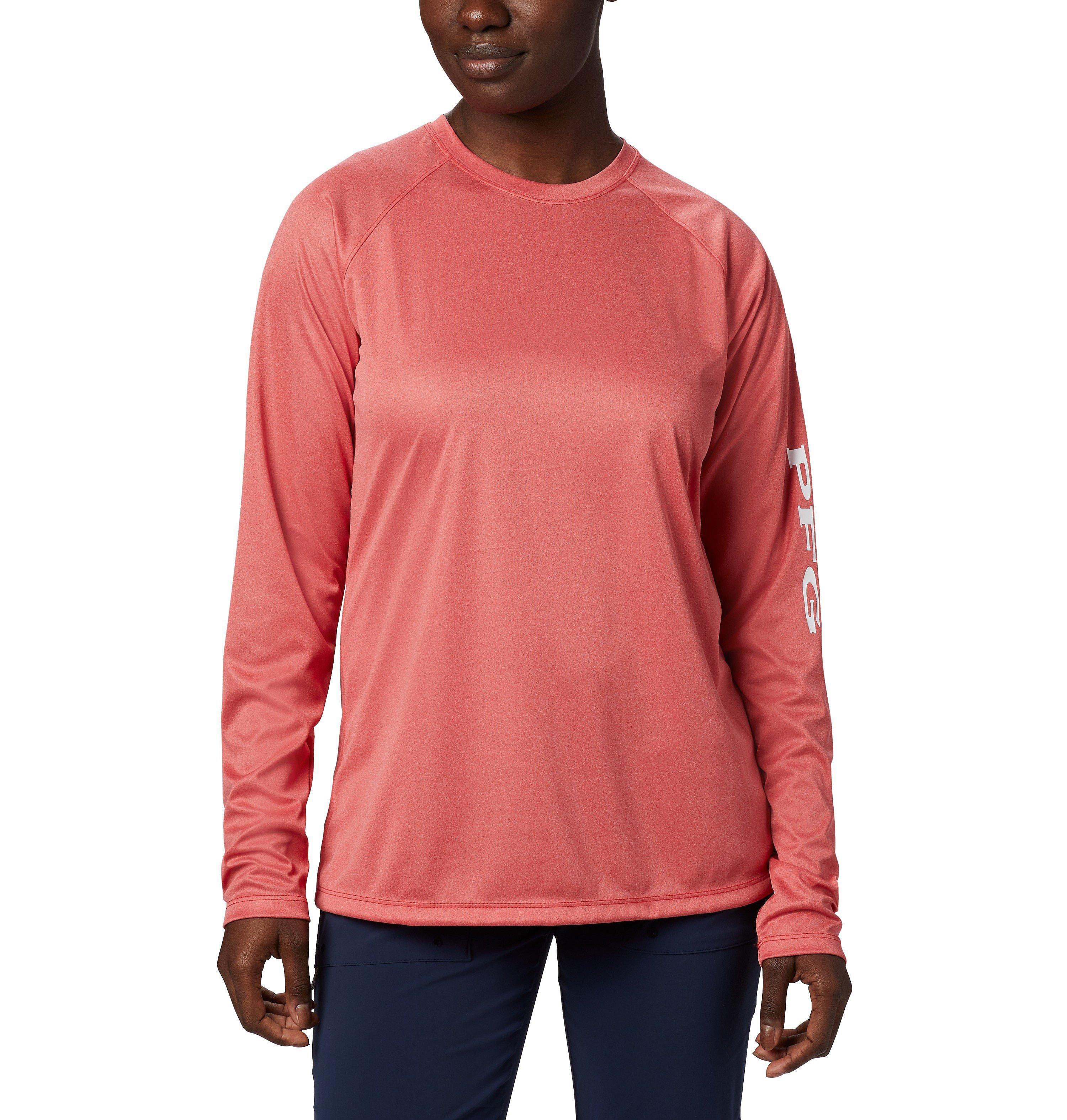 Women's PFG Tidal Tee Heather Long Sleeve Shirt 1