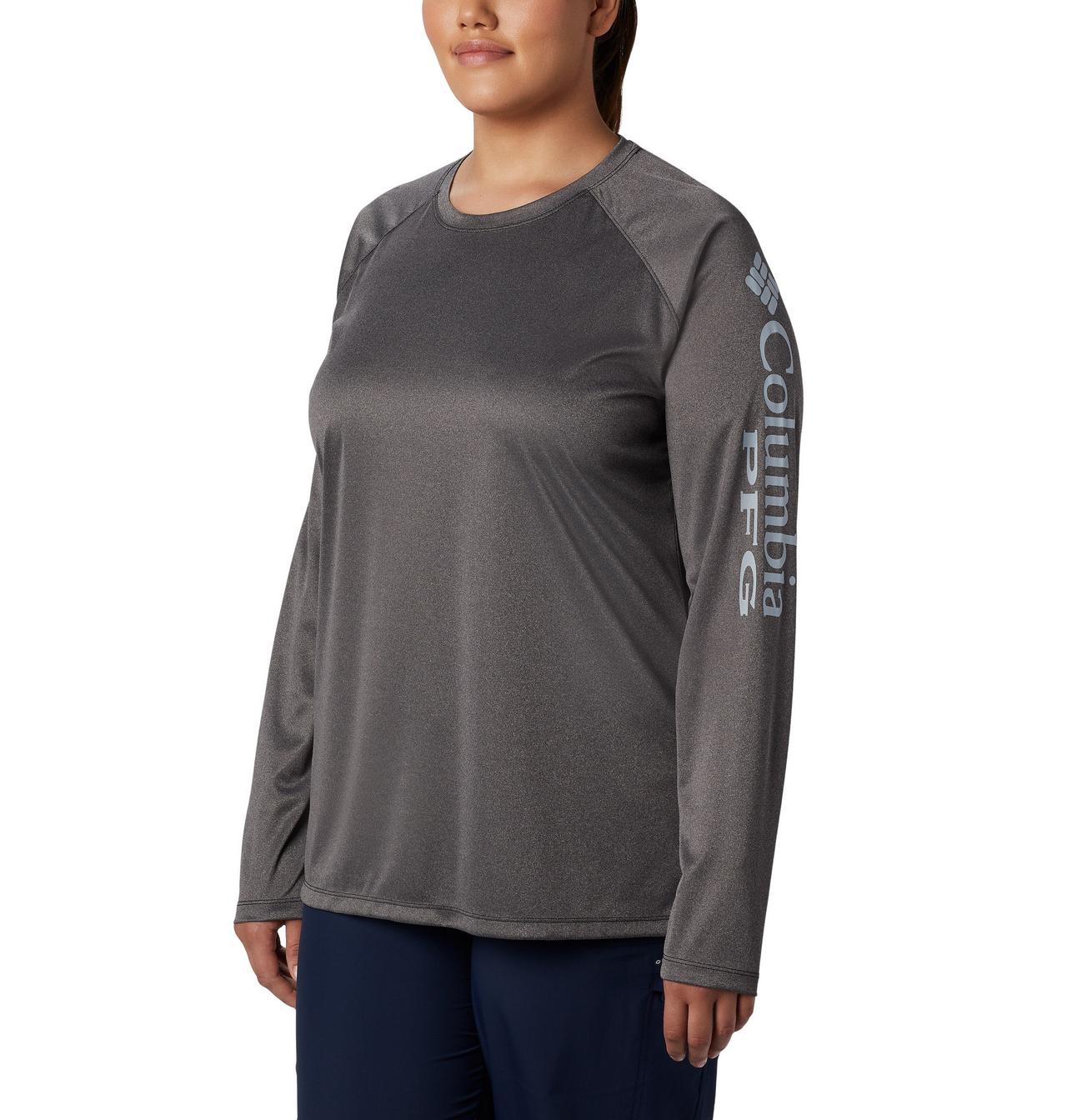 Women's Tidal Tee™ PFG Heather Long Sleeve - Plus Size 1