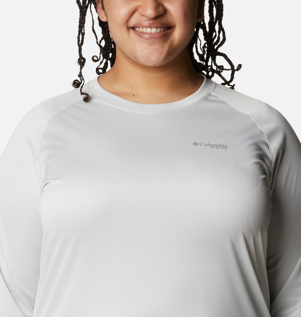 Women's Tidal Tee™ PFG Heather Long Sleeve - Plus Size 4