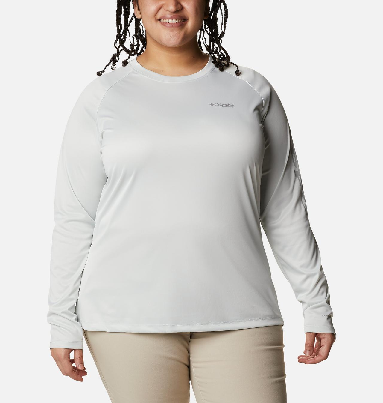 Women's Tidal Tee™ PFG Heather Long Sleeve - Plus Size 1