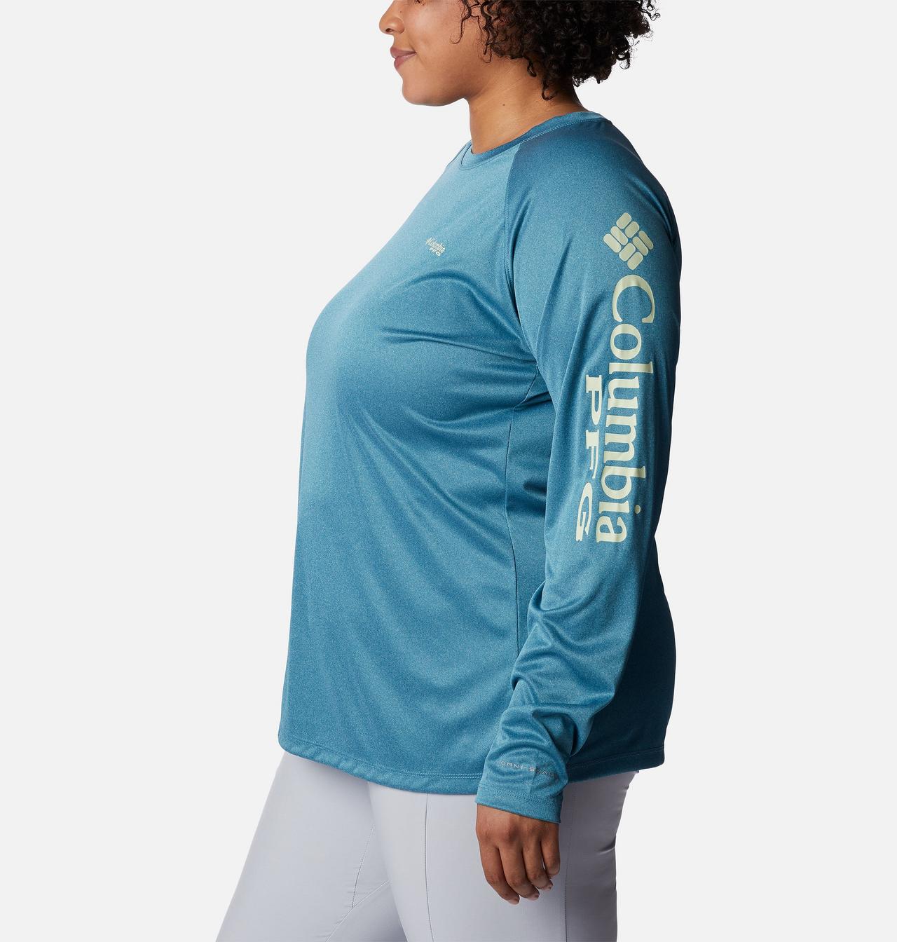 Women's Tidal Tee™ PFG Heather Long Sleeve - Plus Size 3