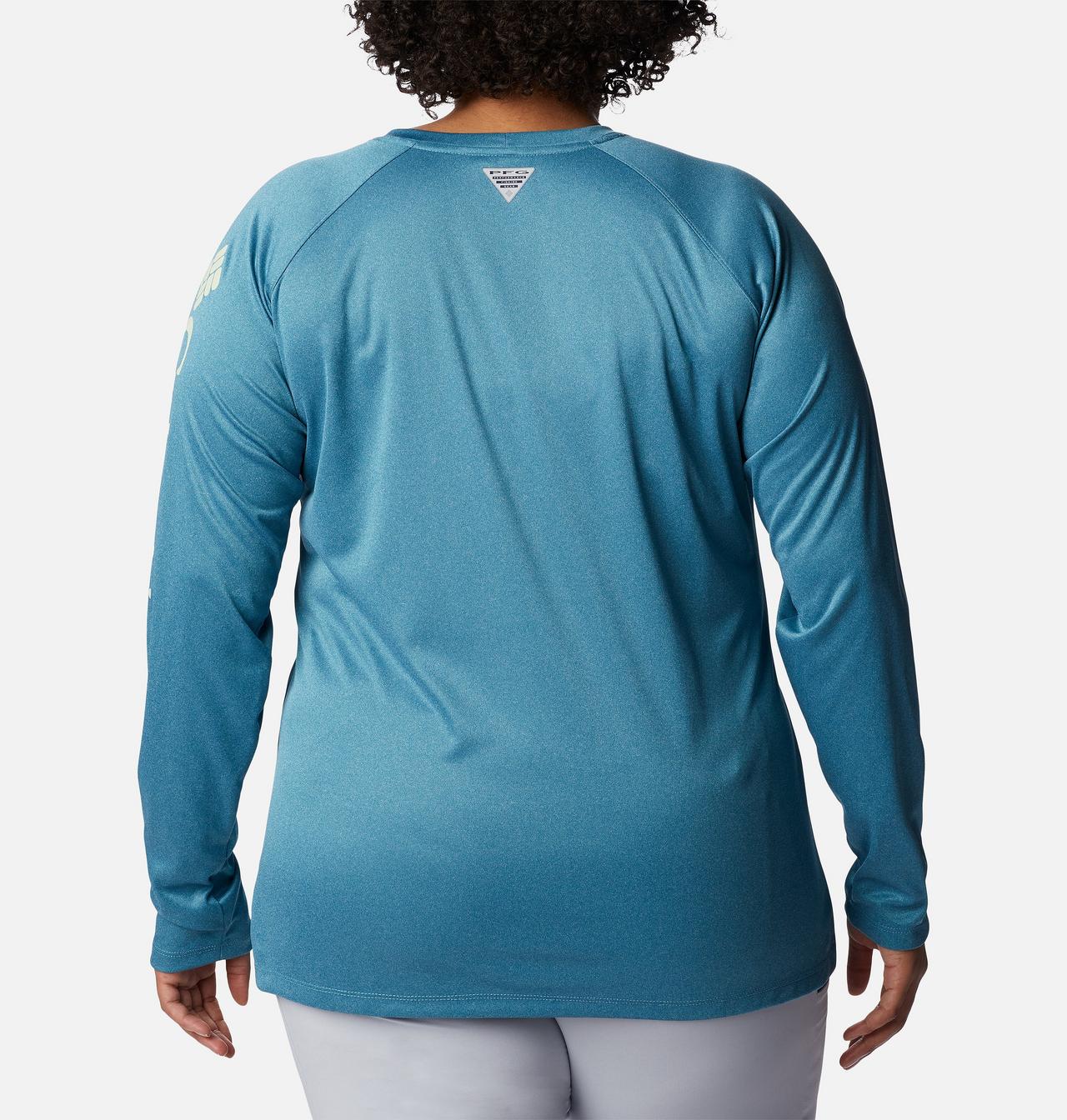 Women's Tidal Tee™ PFG Heather Long Sleeve - Plus Size 2