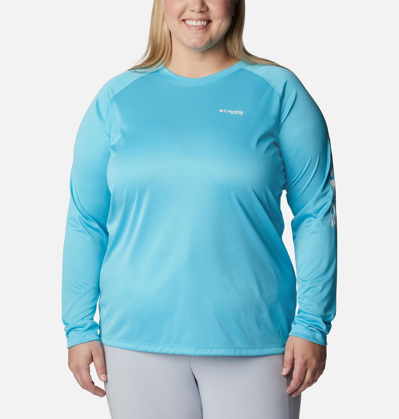 Women's Tidal Tee™ PFG Heather Long Sleeve - Plus Size 1