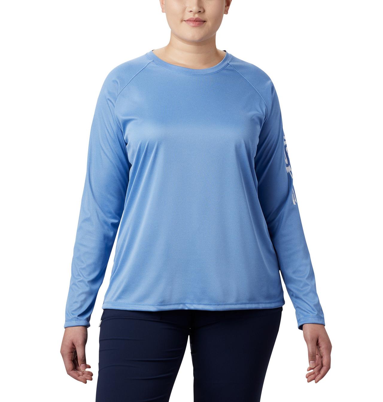 Women's Tidal Tee™ PFG Heather Long Sleeve - Plus Size 1