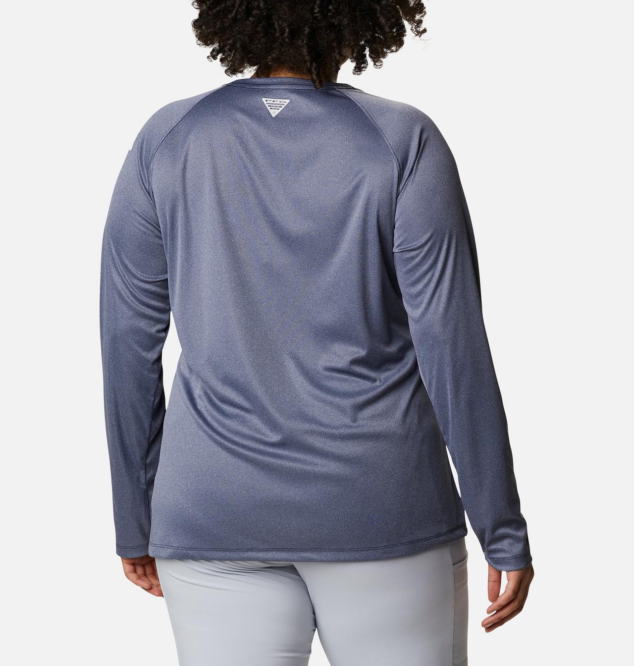 Women's Tidal Tee™ PFG Heather Long Sleeve - Plus Size 2