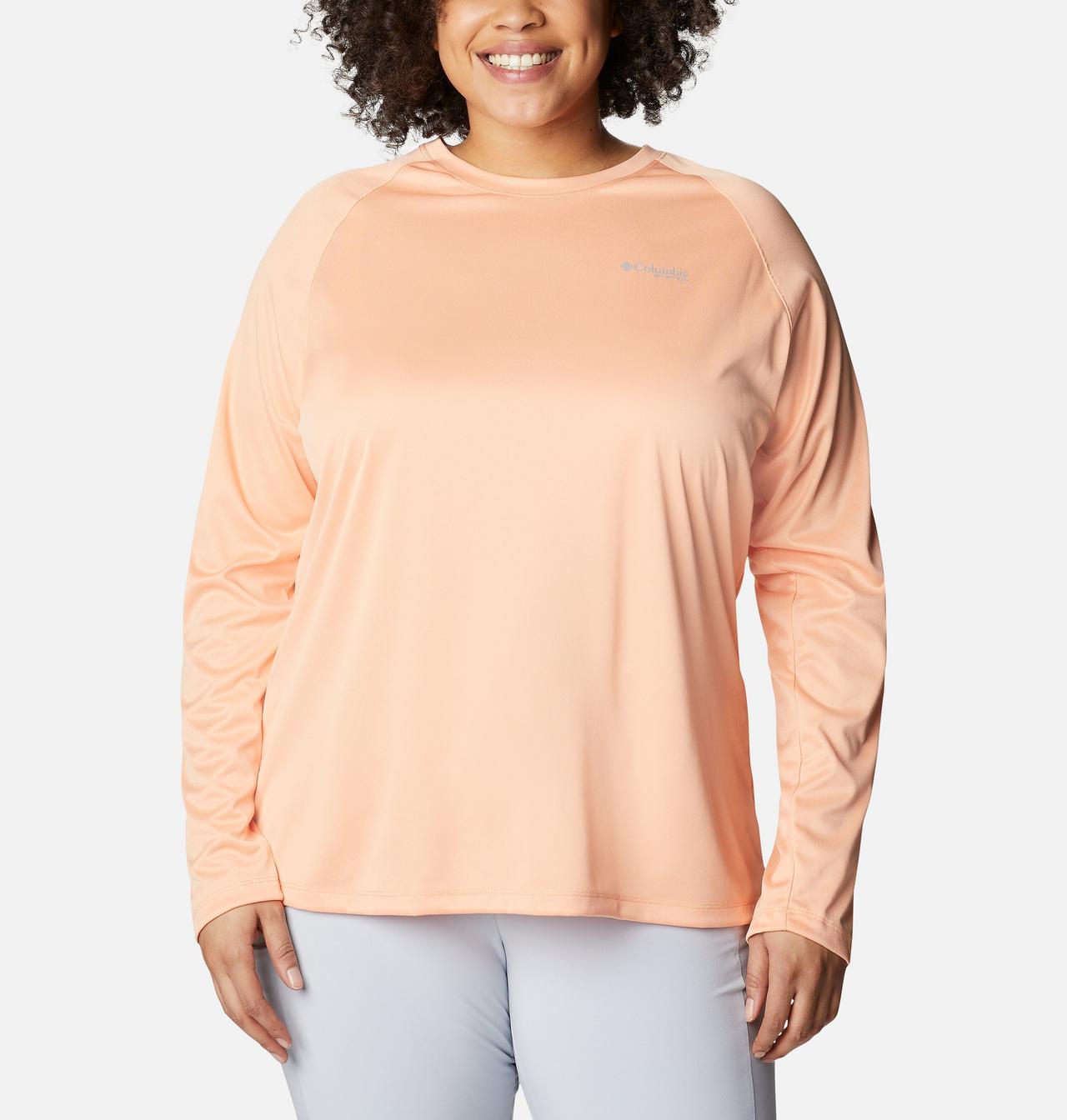Women's Tidal Tee™ PFG Heather Long Sleeve - Plus Size 1