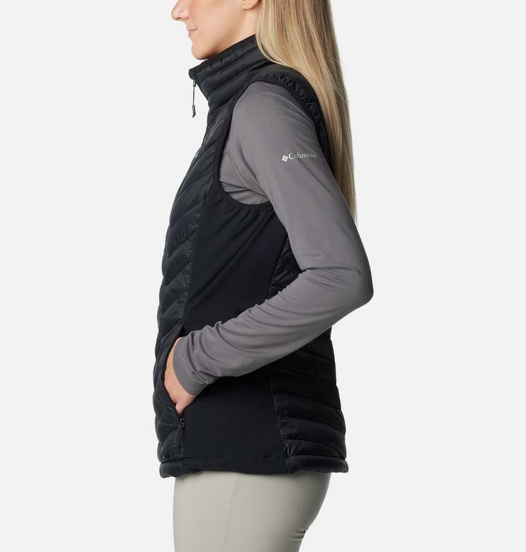 Women's Powder Pass Vest, Color: Black, image 3