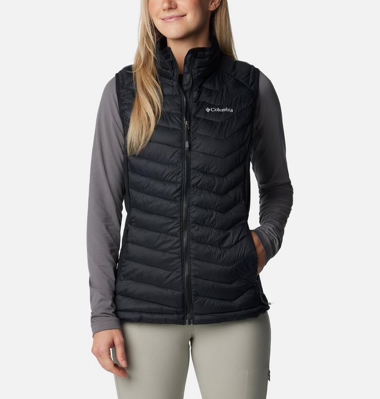 Women's Powder Pass Vest, Color: Black, image 1