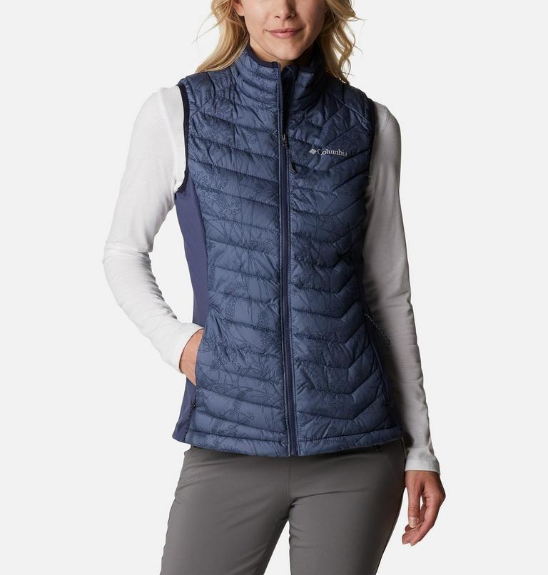 Powder Pass Vest, Color: Nocturnal Art Bouquet Print Tonal, image 1