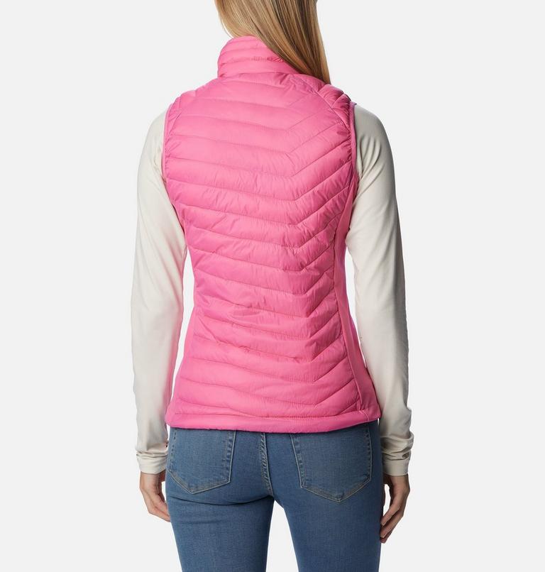Women's Powder Pass Vest, Color: Wild Geranium, image 2