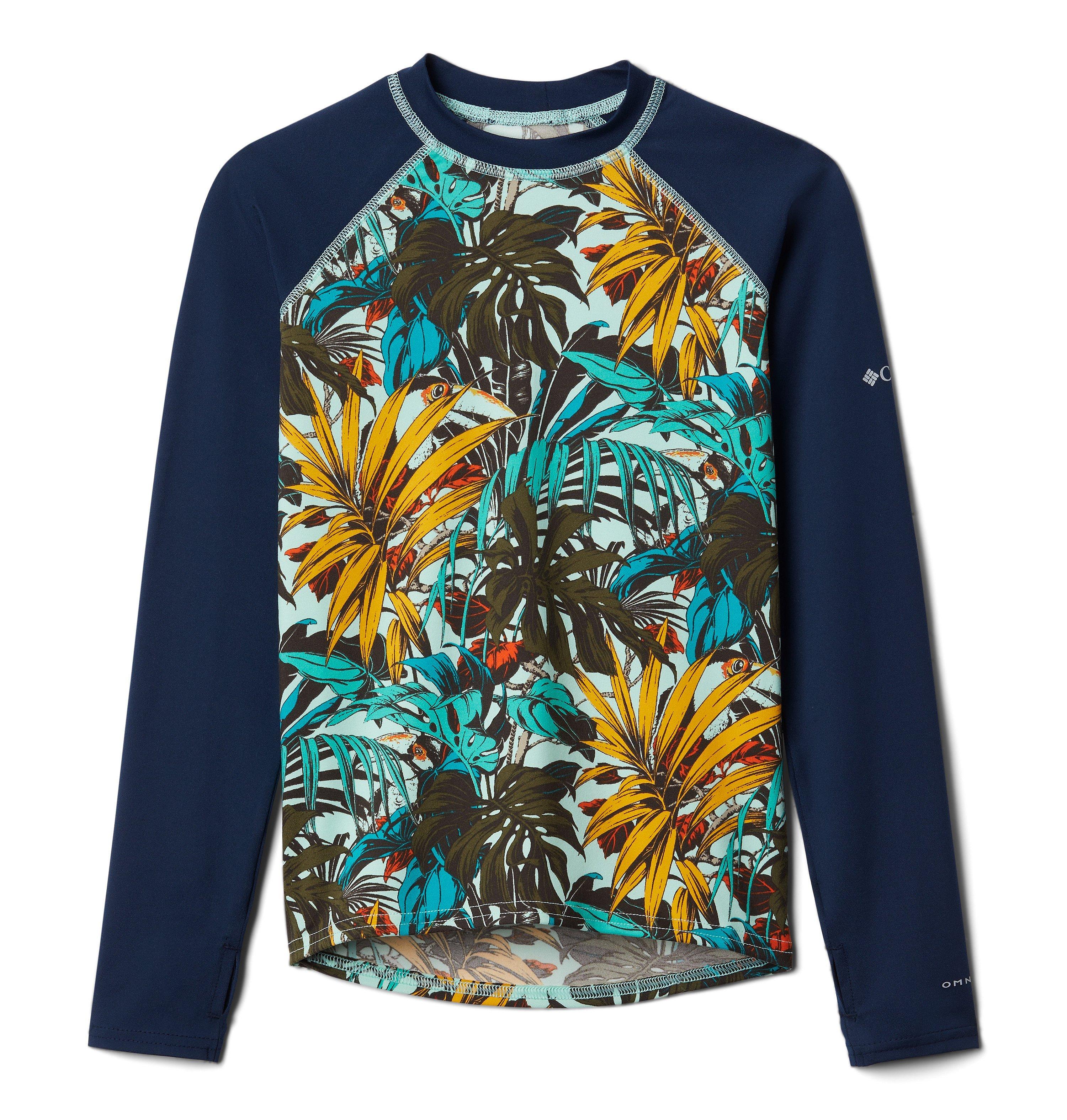 Kids’ Sandy Shores Printed Long Sleeve Sunguard Shirt 1