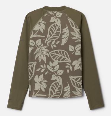 Youth Sandy Shores Technical Printed Top, Color: Stone Green Pasteled Tonal, Stone Green, image 4