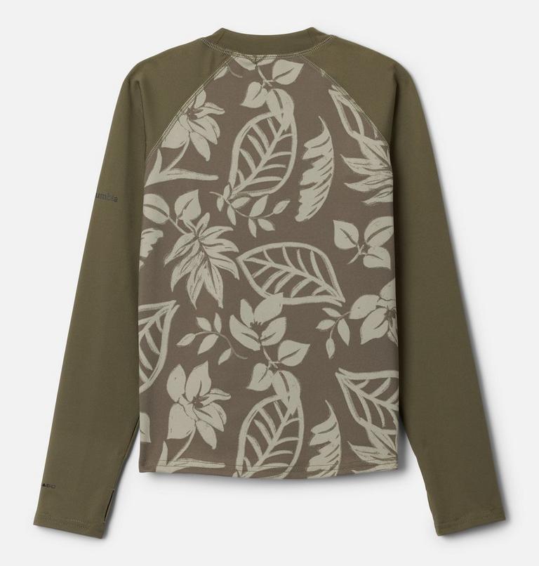 Youth Sandy Shores Technical Printed Top, Color: Stone Green Pasteled Tonal, Stone Green, image 2