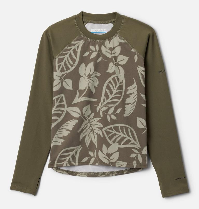 Youth Sandy Shores Technical Printed Top, Color: Stone Green Pasteled Tonal, Stone Green, image 1