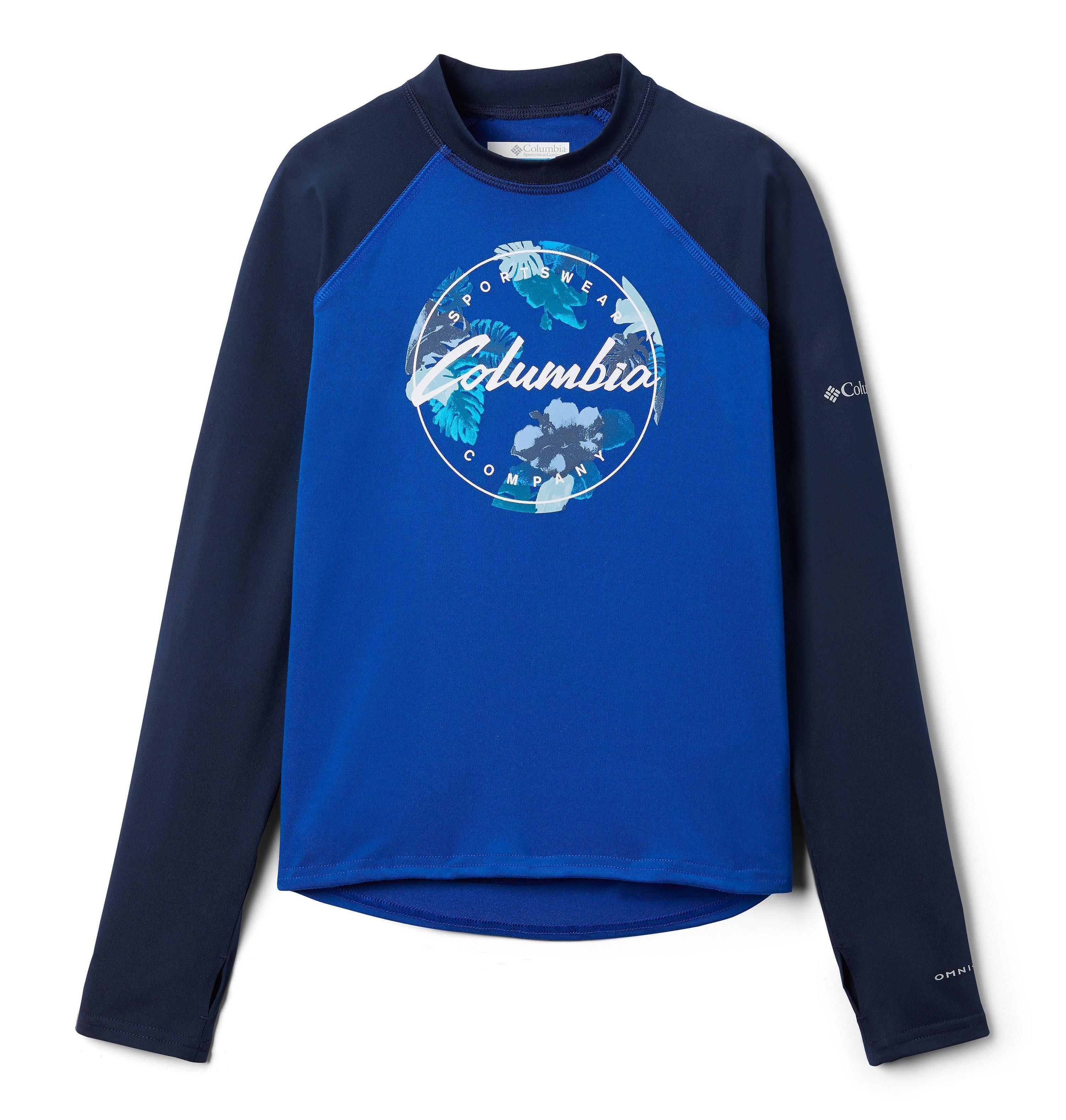 Kids’ Sandy Shores Printed Long Sleeve Sunguard Shirt 1