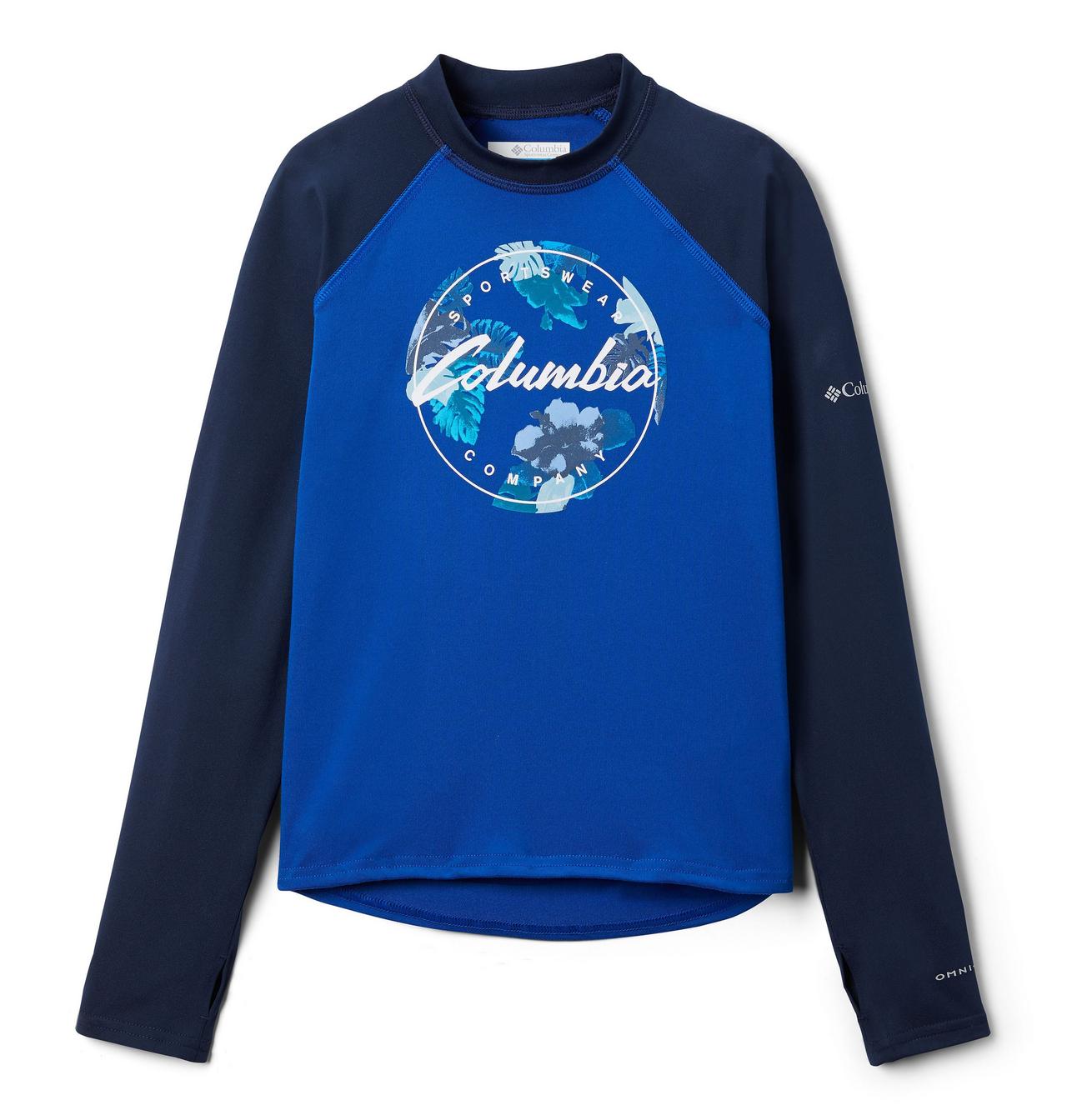 Kids’ Sandy Shores™ Printed Long Sleeve Sunguard Shirt 1