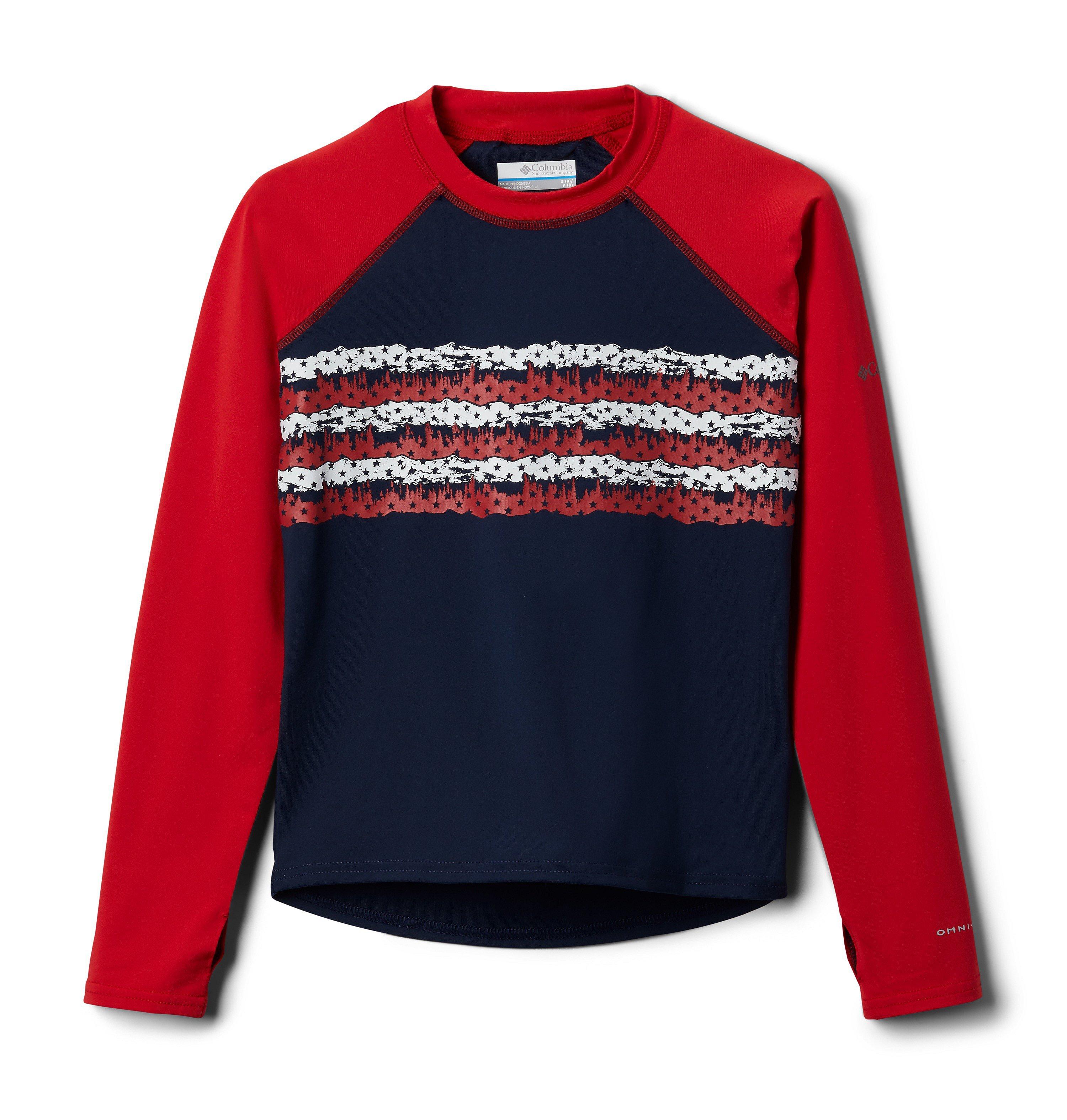 Kids’ Sandy Shores Printed Long Sleeve Sunguard Shirt 1