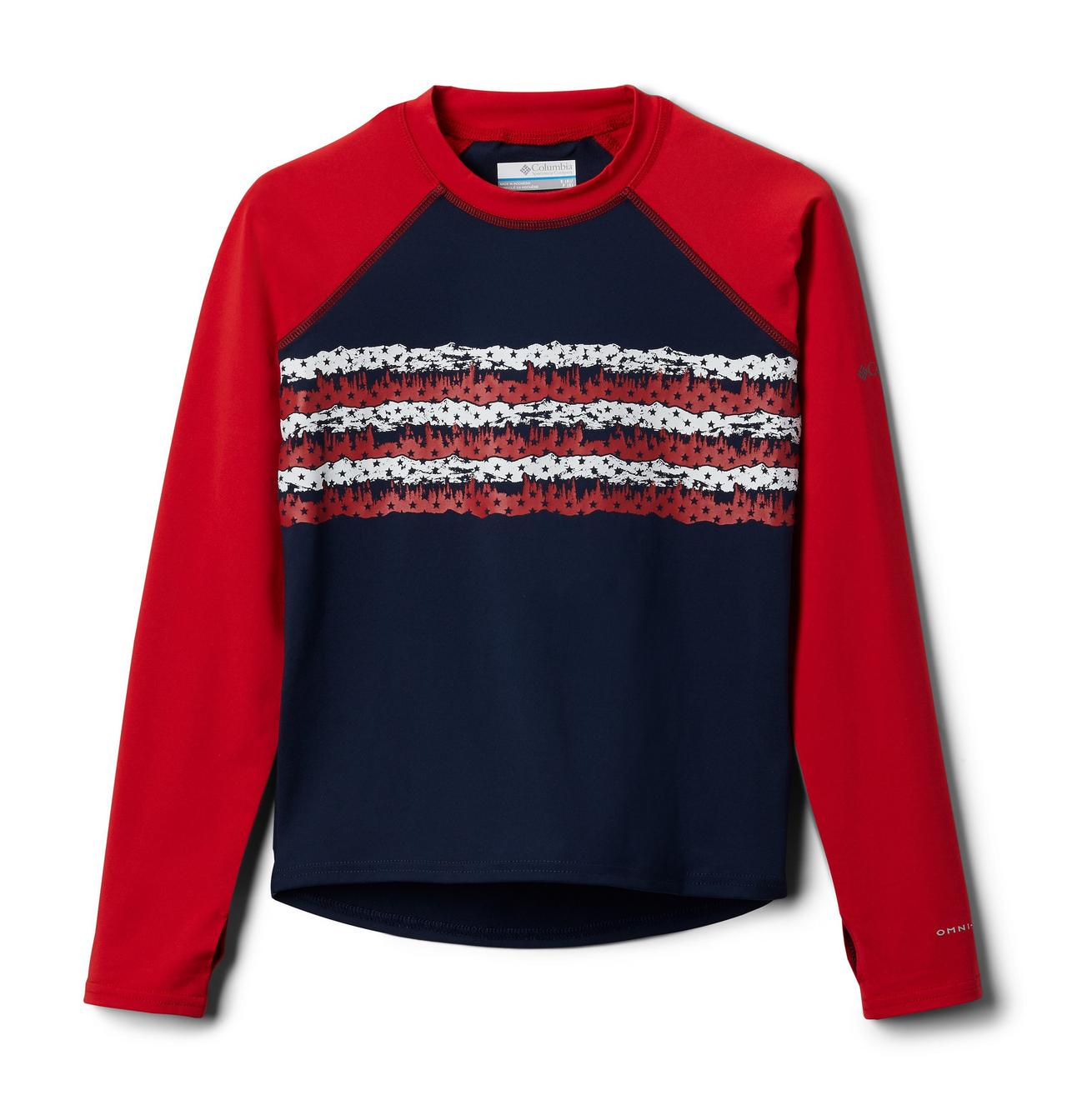 Kids’ Sandy Shores™ Printed Long Sleeve Sunguard Shirt 1