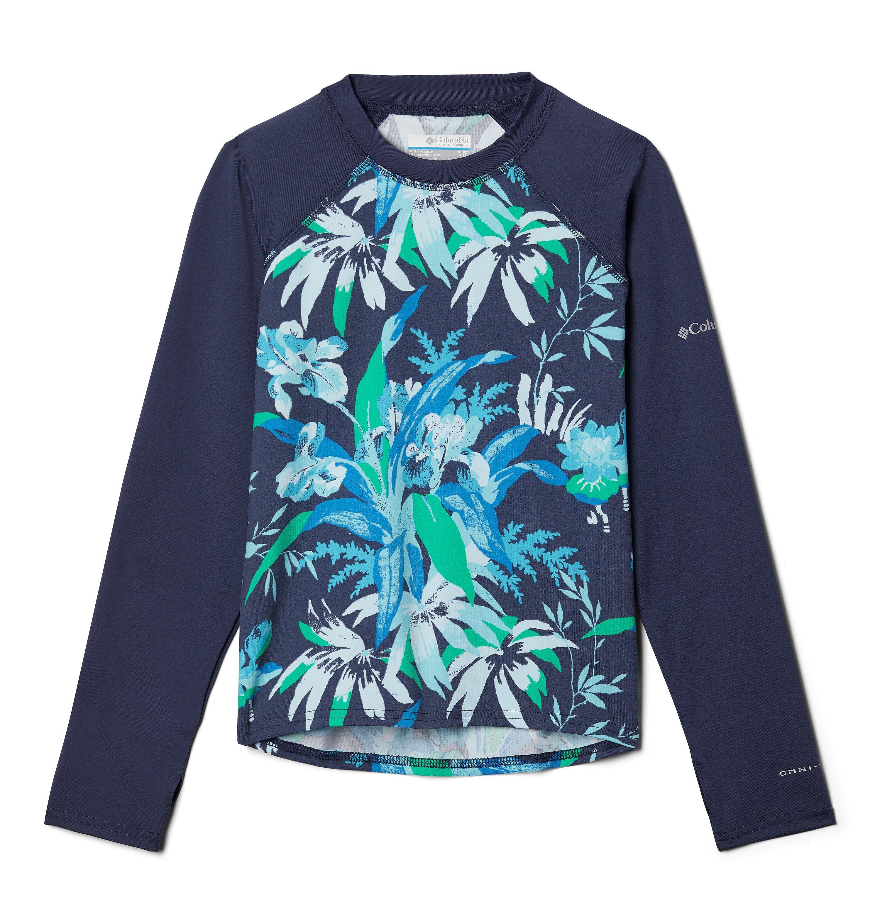 Kids’ Sandy Shores Printed Long Sleeve Sunguard Shirt 1