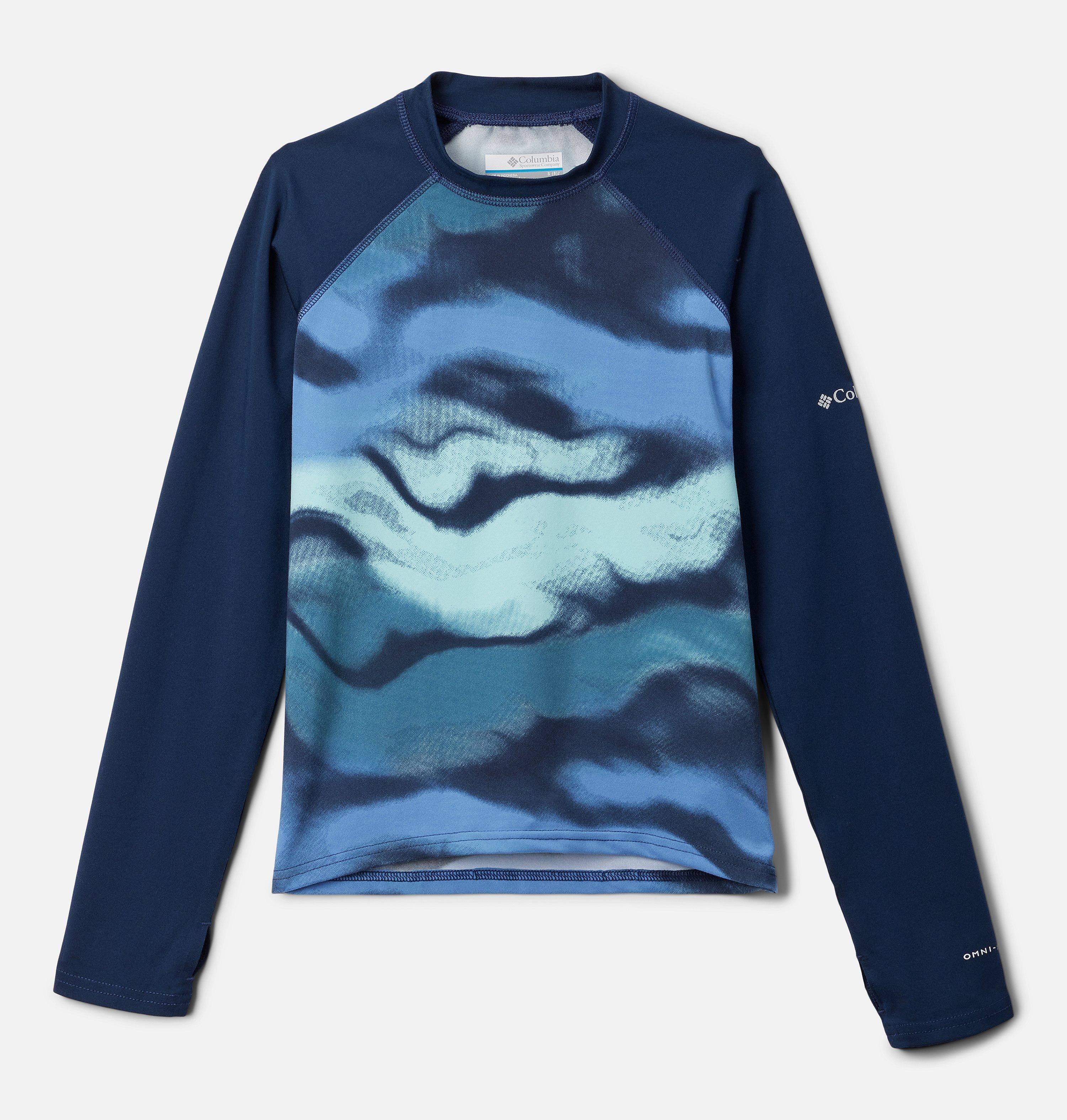 Kids’ Sandy Shores Printed Long Sleeve Sunguard Shirt 1