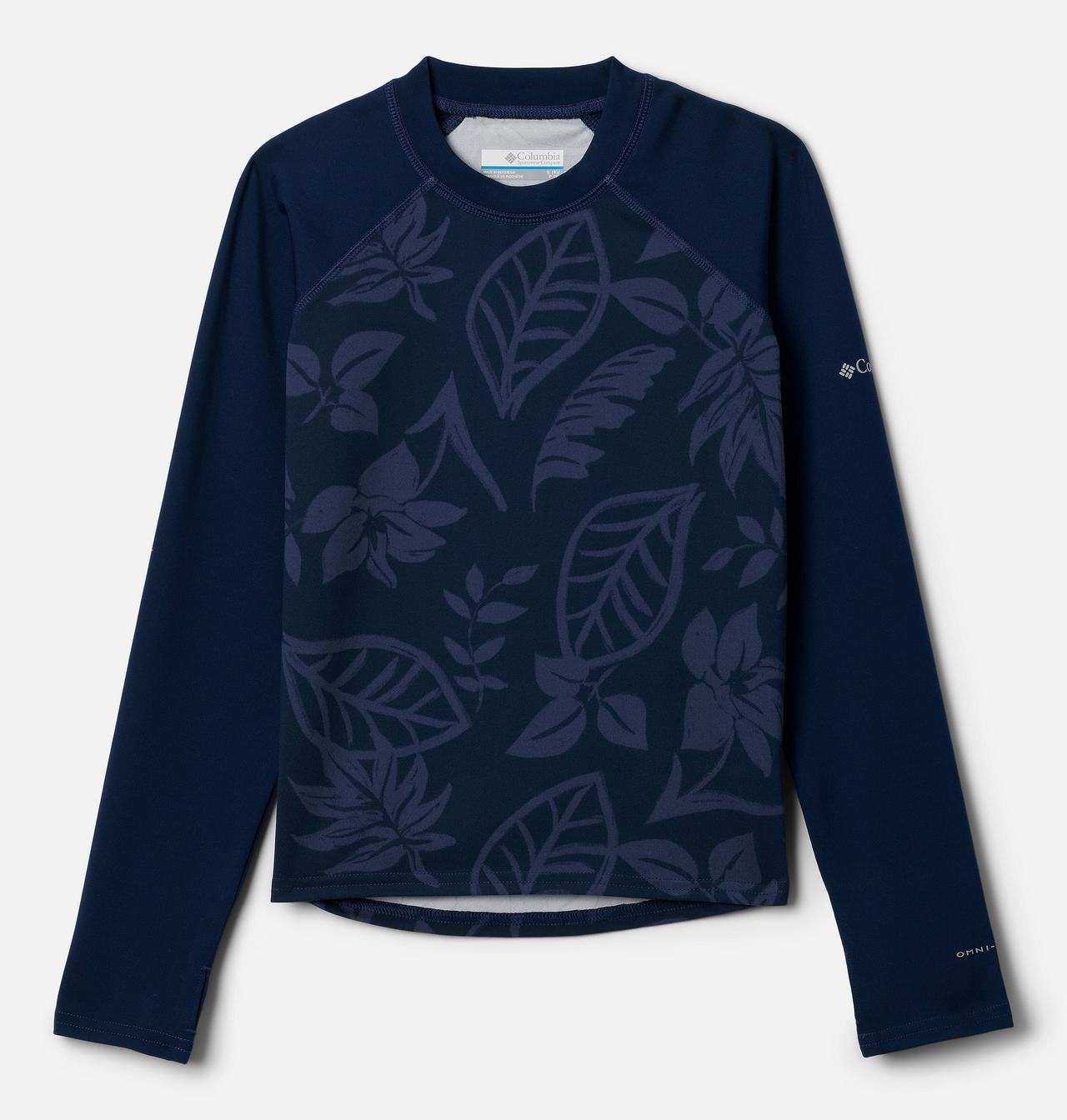 Kids’ Sandy Shores™ Printed Long Sleeve Sunguard Shirt | 472 | S 1