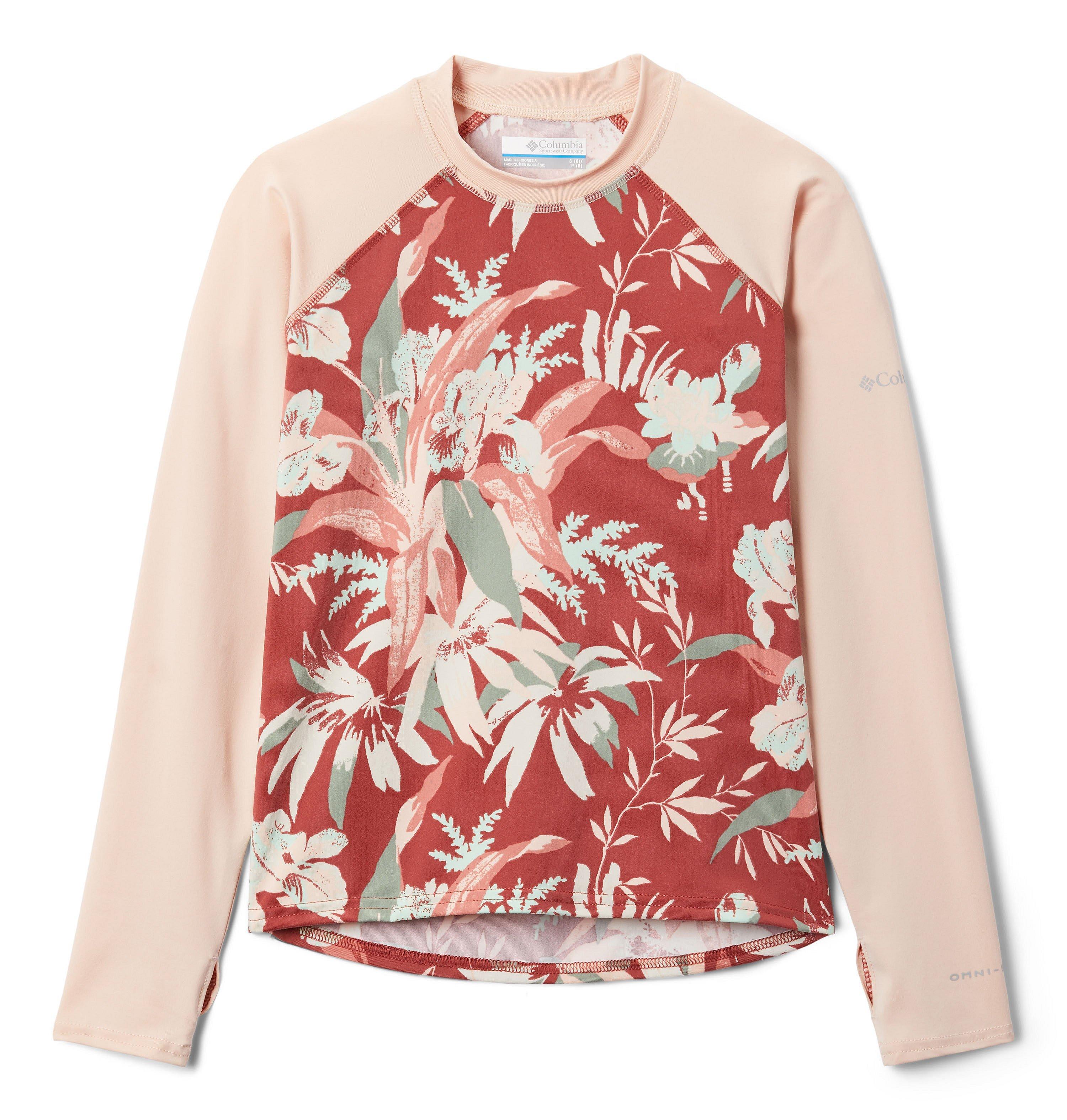 Kids’ Sandy Shores Printed Long Sleeve Sunguard Shirt 1