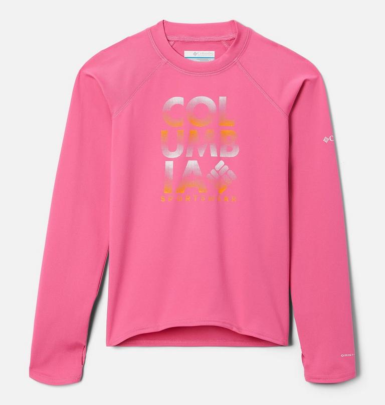 Sandy Shores Printed LS Sunguard, Color: Wild Geranium, image 1