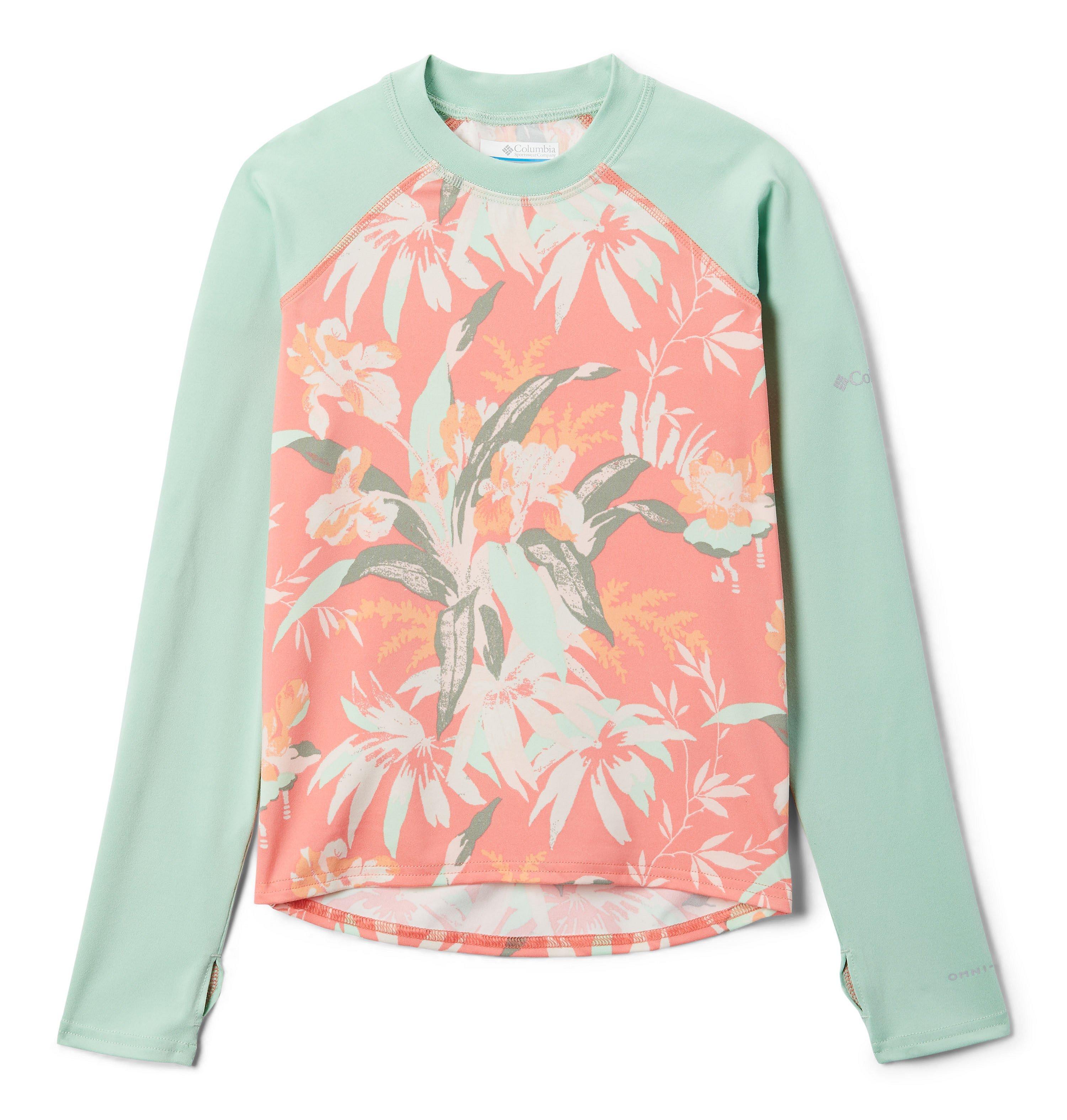 Kids’ Sandy Shores Printed Long Sleeve Sunguard Shirt 1