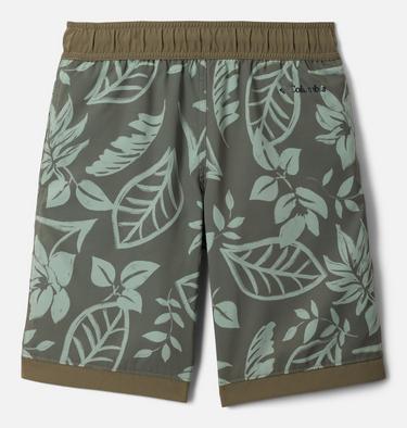 Sandy Shores Printed Boardshort, Color: Stone Green Pasteled Tonal, image 2