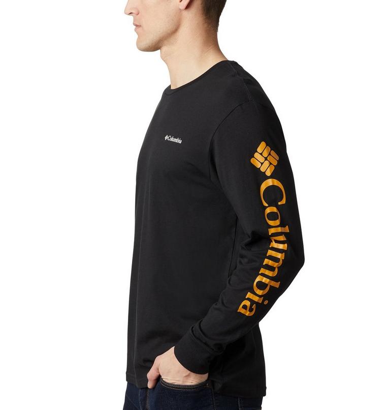 North Cascades Long Sleeve Te | 013 | L, Color: Black, Golden Yellow, image 3