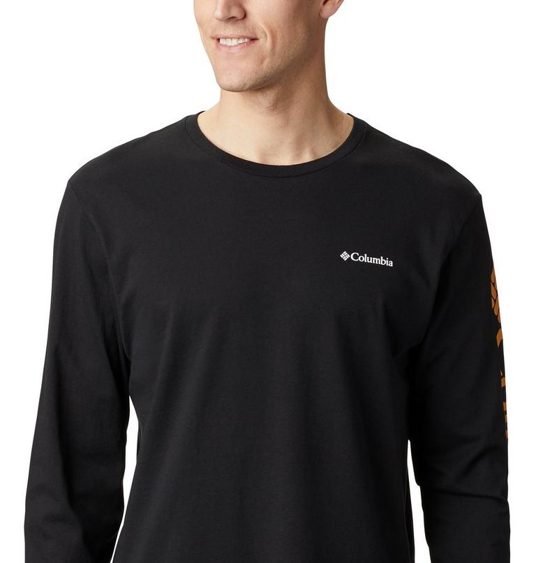 North Cascades Long Sleeve Te | 013 | L, Color: Black, Golden Yellow, image 4