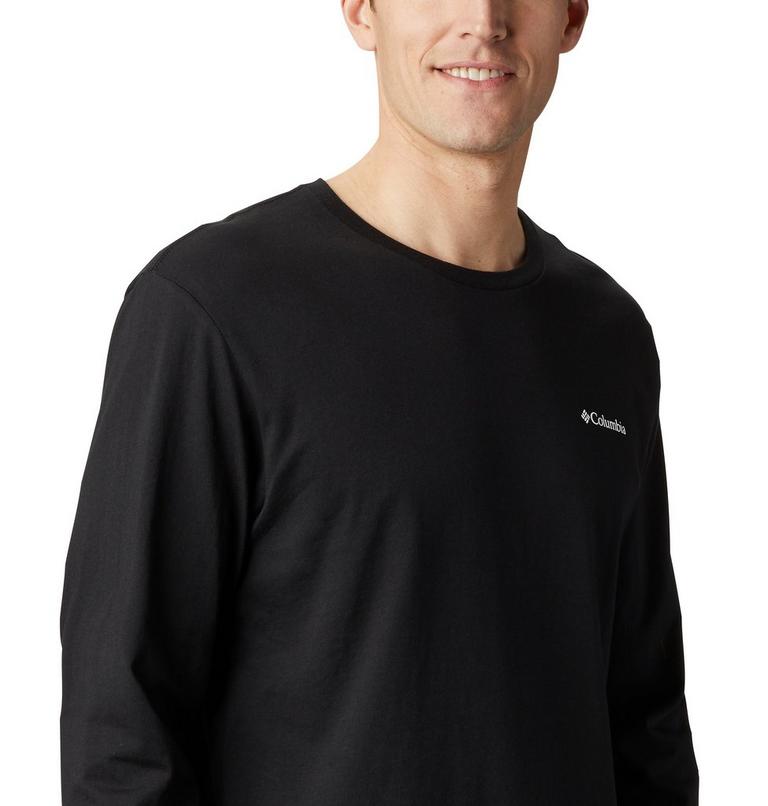 North Cascades Long Sleeve Te | 013 | L, Color: Black, Golden Yellow, image 5