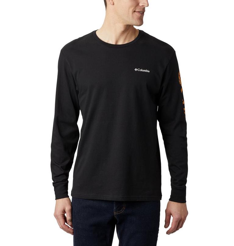 North Cascades Long Sleeve Te | 013 | L, Color: Black, Golden Yellow, image 1