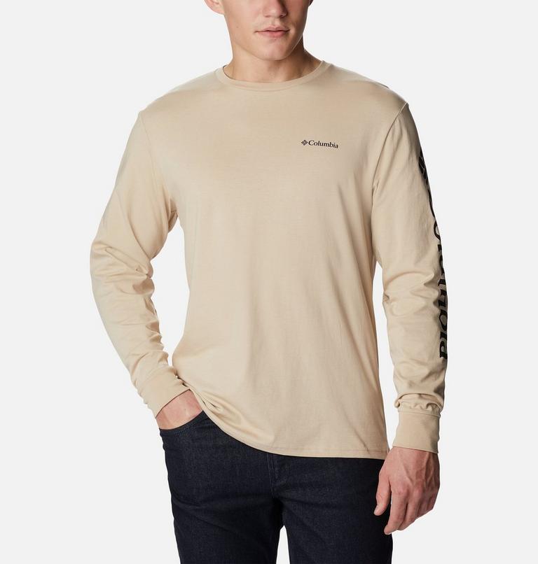 North Cascades Long Sleeve Tee | 272 | S, Color: Ancient Fossil, image 1