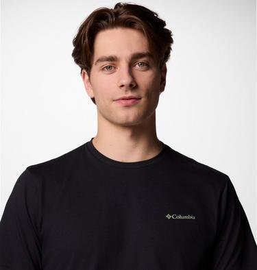 Men's North Cascades T-Shirt, Color: Black, Pasteled Framed, image 36