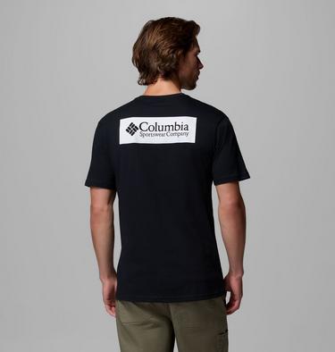 Men's North Cascades T-Shirt, Color: Black, CSC Box Logo, image 47