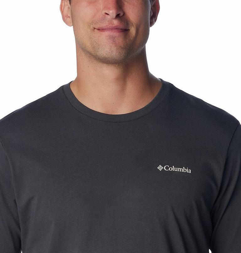 Men's North Cascades T-Shirt, Color: Shark, CSC Box Logo, image 4