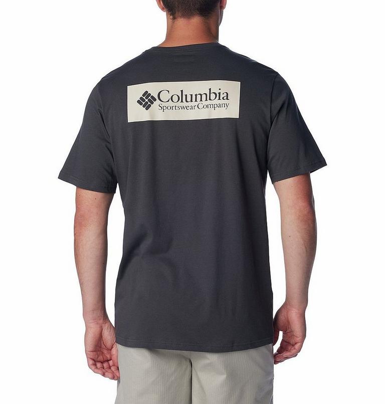 Men's North Cascades T-Shirt, Color: Shark, CSC Box Logo, image 1