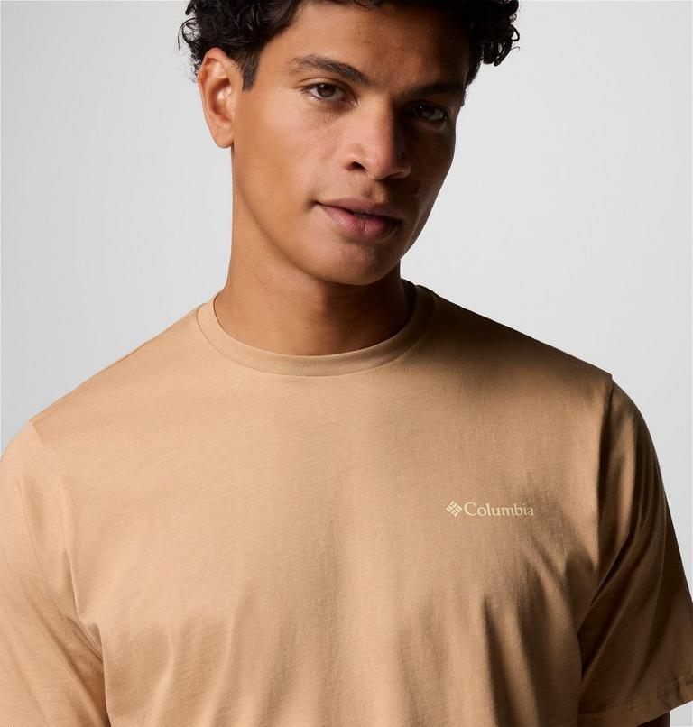 Camiseta de manga corta North Cascades para hombre | 263 | L, Color: Canoe, CSC Box Logo, image 4