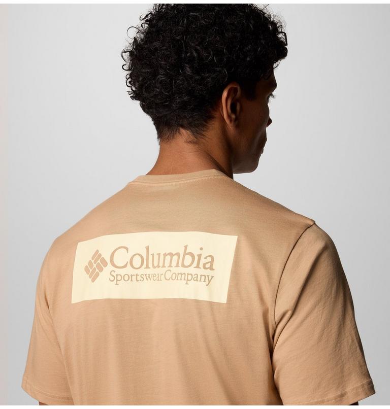 Camiseta de manga corta North Cascades para hombre | 263 | L, Color: Canoe, CSC Box Logo, image 5