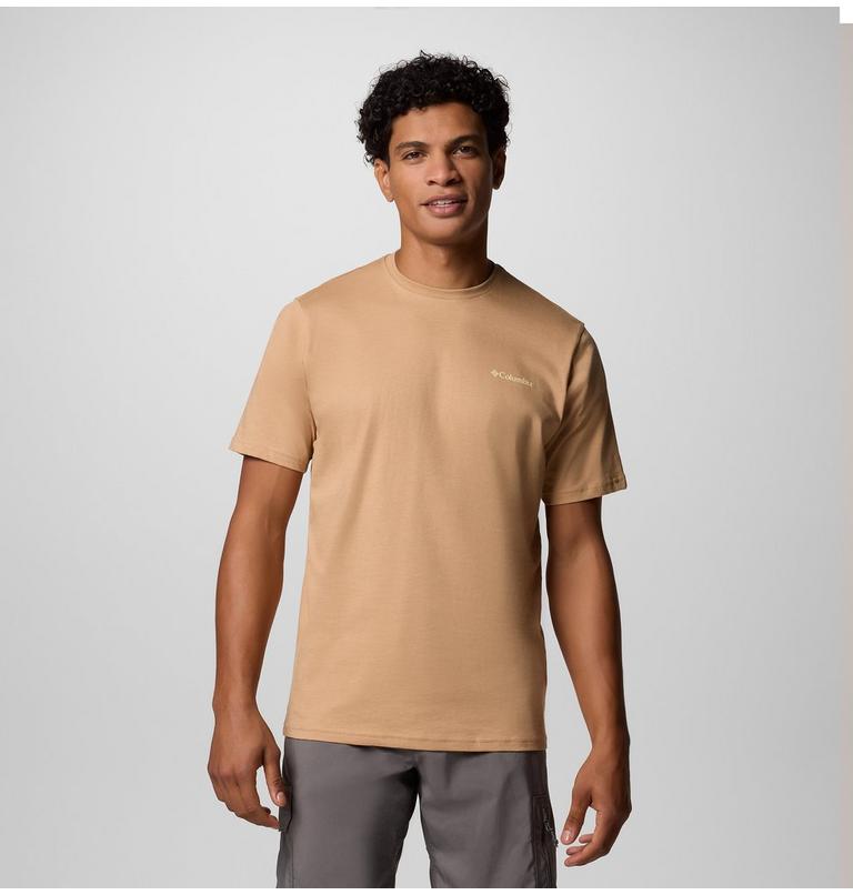 Camiseta de manga corta North Cascades para hombre | 263 | L, Color: Canoe, CSC Box Logo, image 2